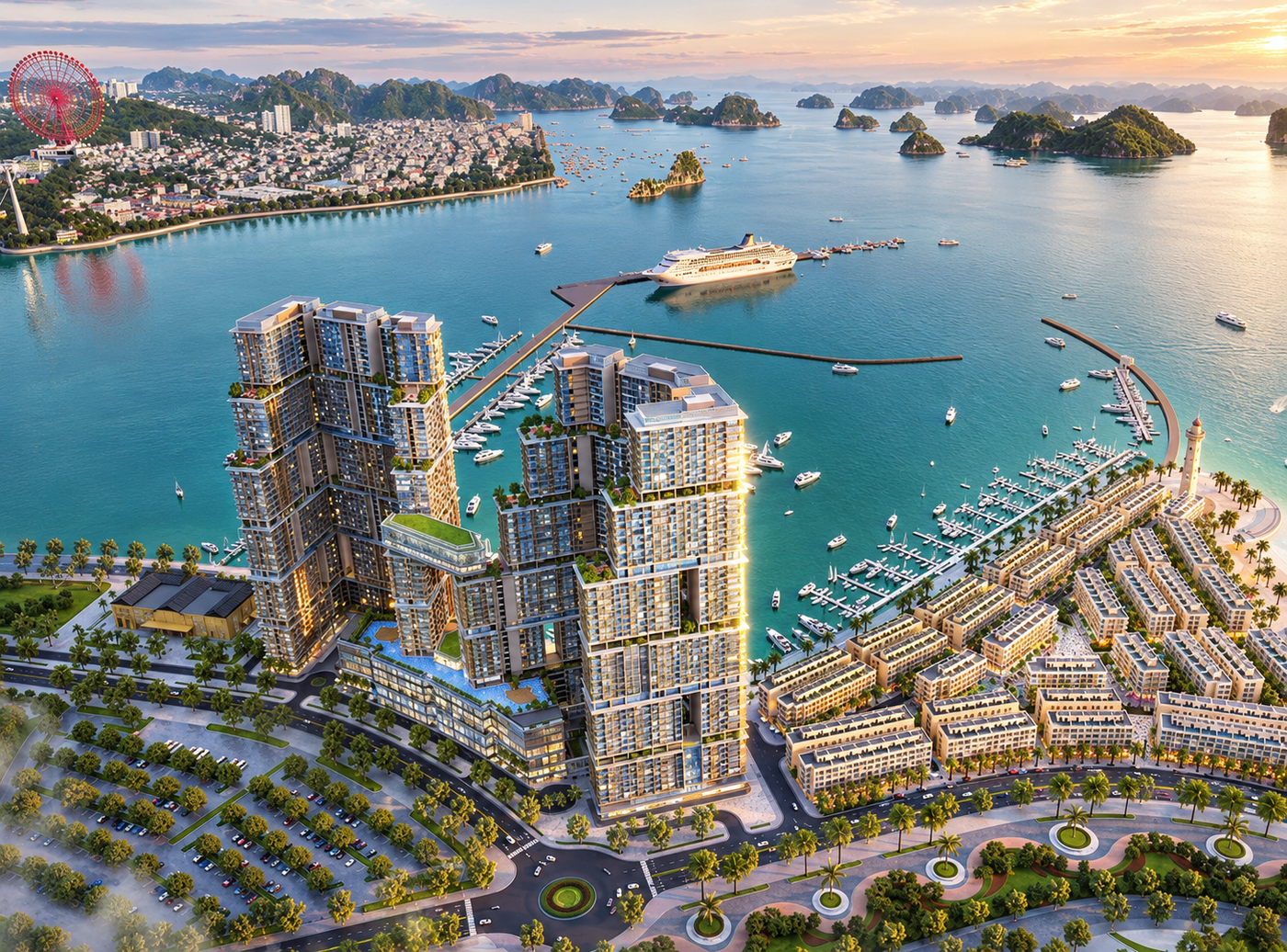 Golden-Hour Coastal Marina Cityscape.png